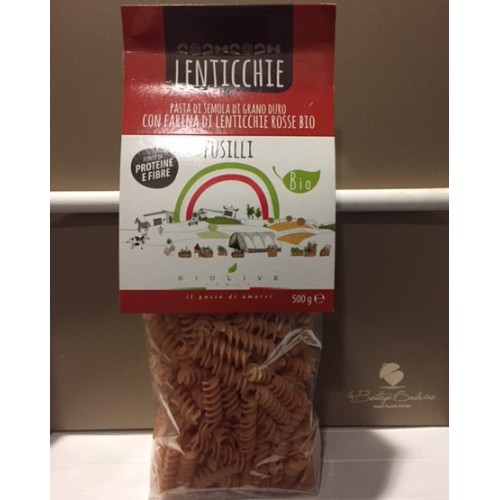 Fusilli di Lenticchie Bio 500gr