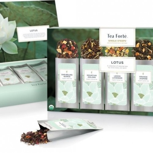 Tea Forte Lotus Single Steeps Sampler Lotus 15 monodose 