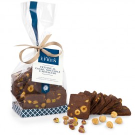 I dolci di Efren–Fettine al cacao,nocciole e pistacchi-180gr
